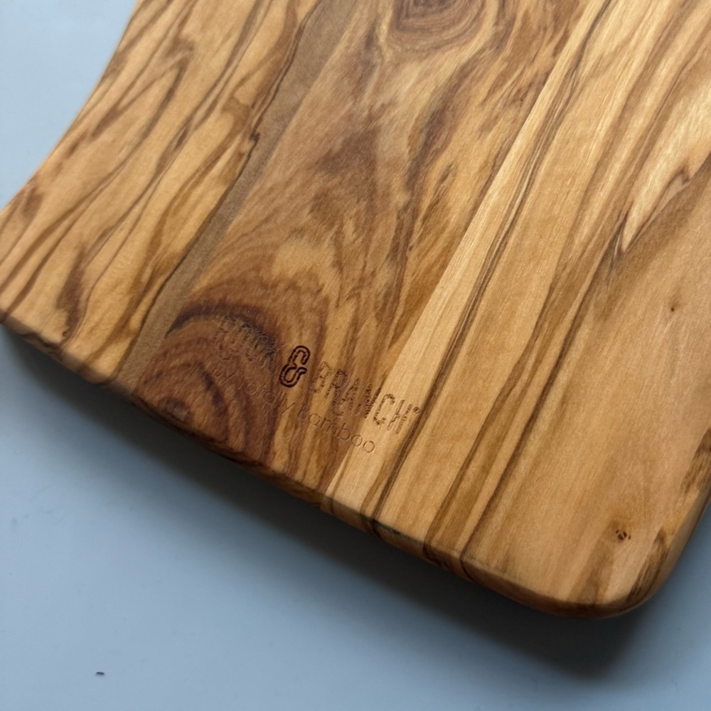 Rock & Branch Olive Wood Serving Paddle Charcuterie Board Natural Wood - Picture 4 of 9
